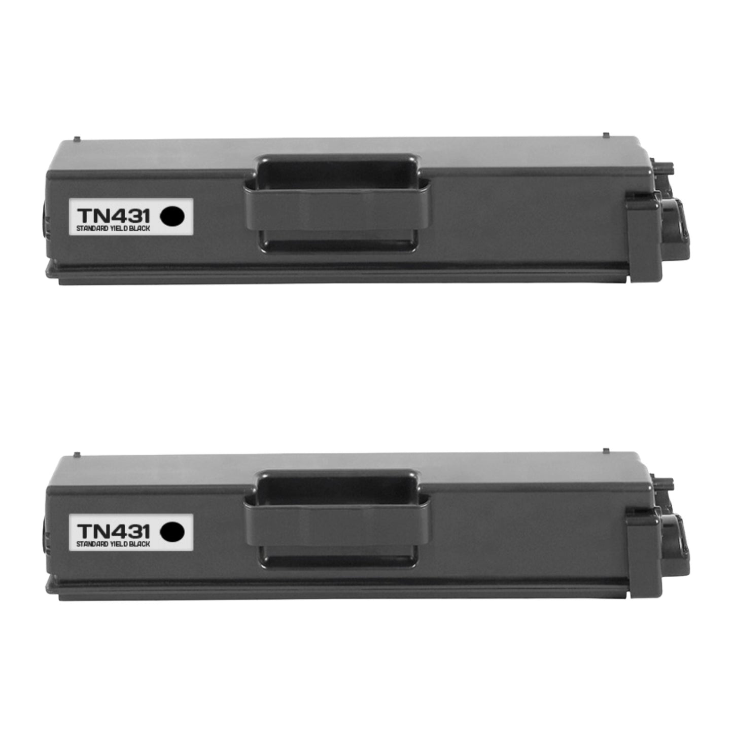 Brother TN431BK Toner Cartridge - Compatible - 2 Pack - [3,000 pages]