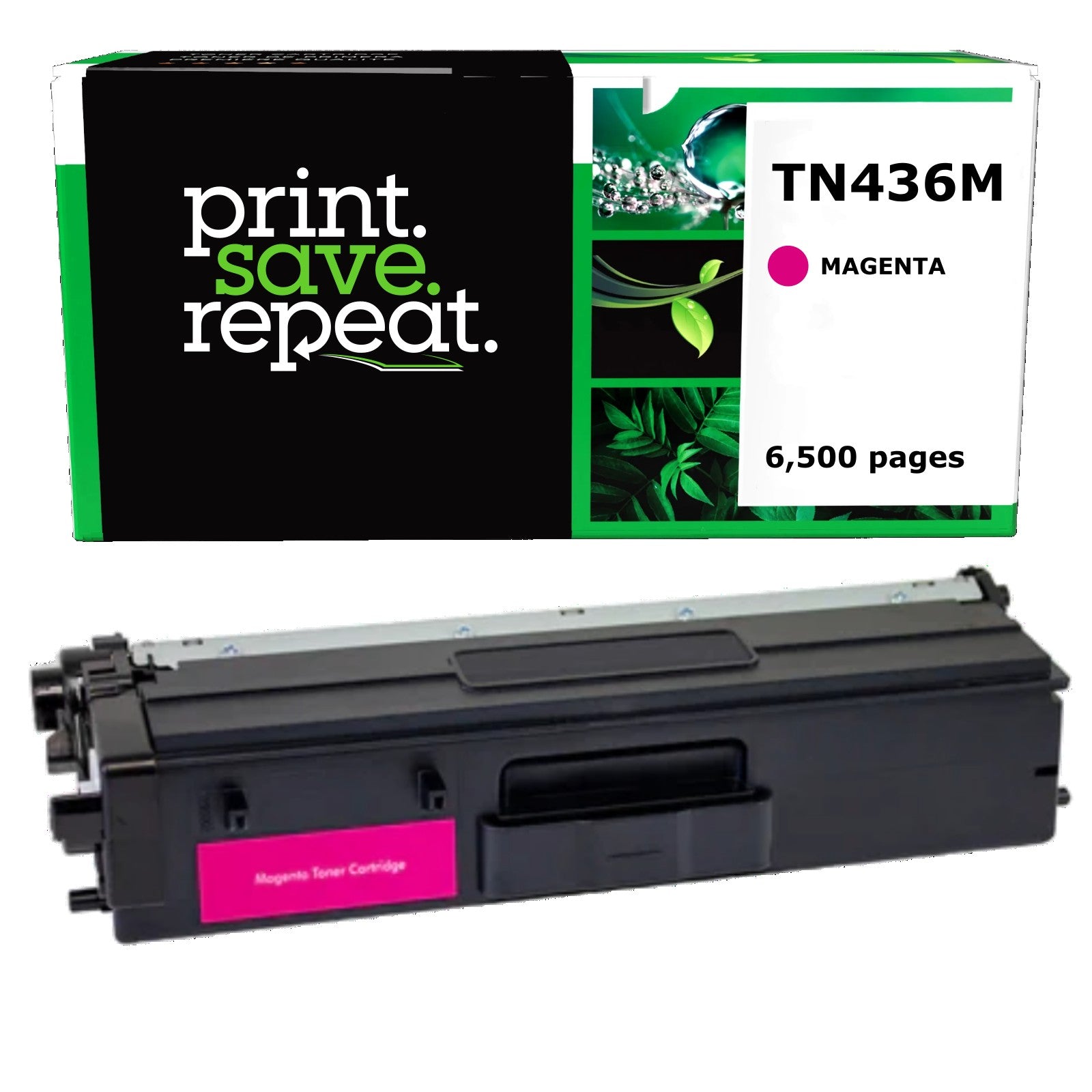 Brother TN-436M Magenta Super High Yield Remanufactured Toner Cartridge [6,500 Pages]