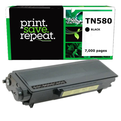 Brother TN-580 High Yield Remanufactured Toner Cartridge [7,000 Pages]