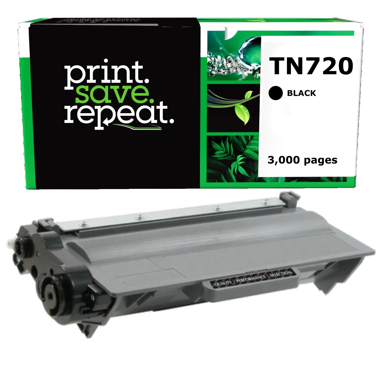 Brother TN-720 Remanufactured Toner Cartridge [3,000 Pages]