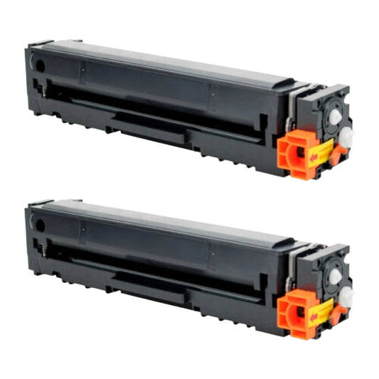 HP 206A Black Toner Cartridge - Compatible - 2 Pack - [1,350 Pages]