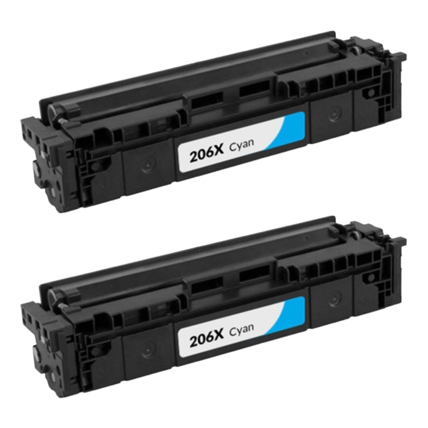 HP 206X Cyan Compatible Toner Cartridge - 2 Pack - [2,450 Pages]
