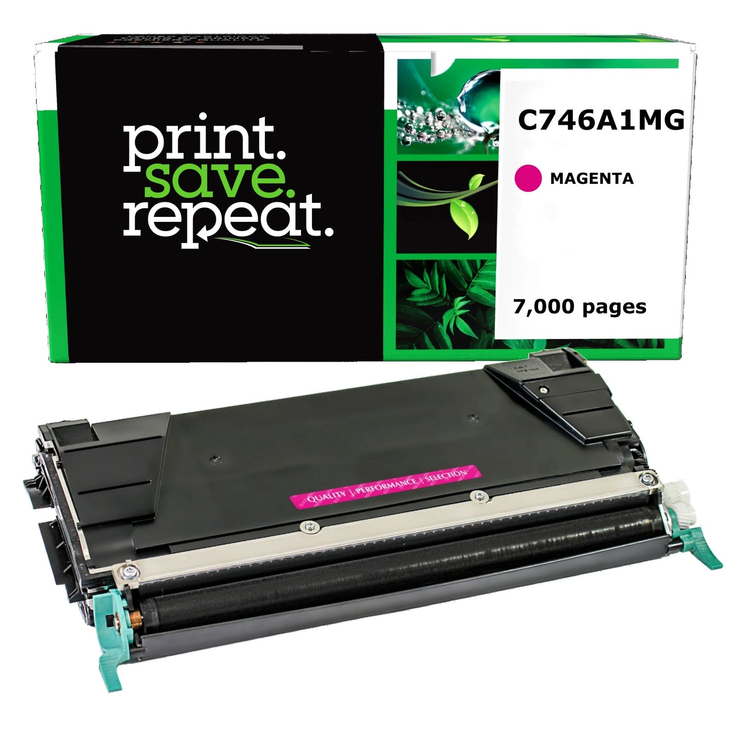 Lexmark C746A1MG, C746A2MG, X746A1MG, X746A2MG Magenta Remanufactured Toner Cartridge [7,000 Pages]