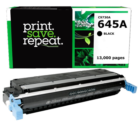 HP 645A Black Remanufactured Toner Cartridge [13,000 Pages]