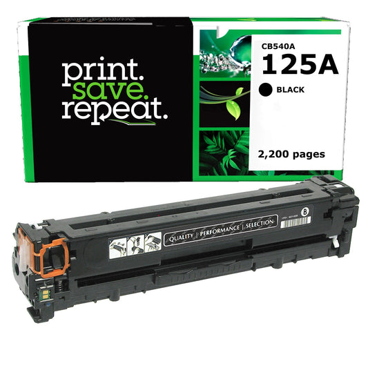 HP 125A Black Remanufactured Toner Cartridge [2,200 Pages]