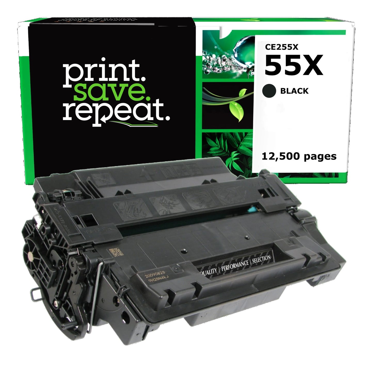 HP 55X High Yield Remanufactured Toner Cartridge [12,500 Pages]
