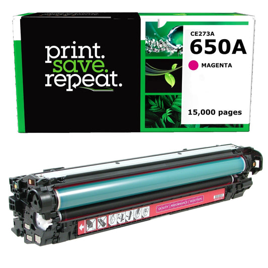 HP 650A Magenta Remanufactured Toner Cartridge [15,000 Pages]