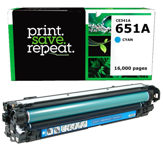 HP 651A Cyan Remanufactured Toner Cartridge [16,000 Pages]