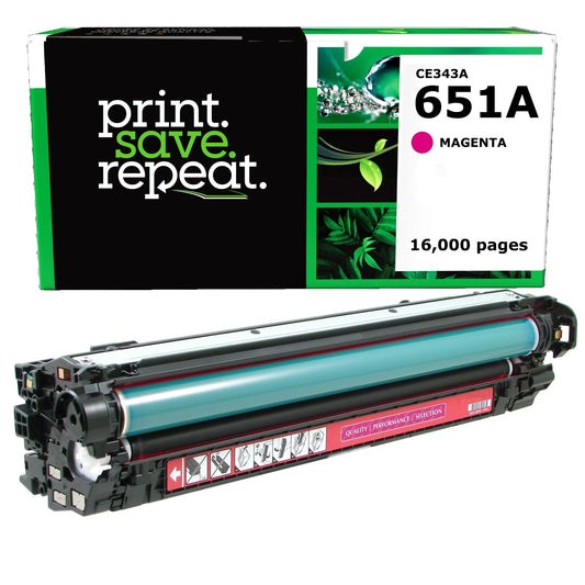 HP 651A Magenta Remanufactured Toner Cartridge [16,000 Pages]