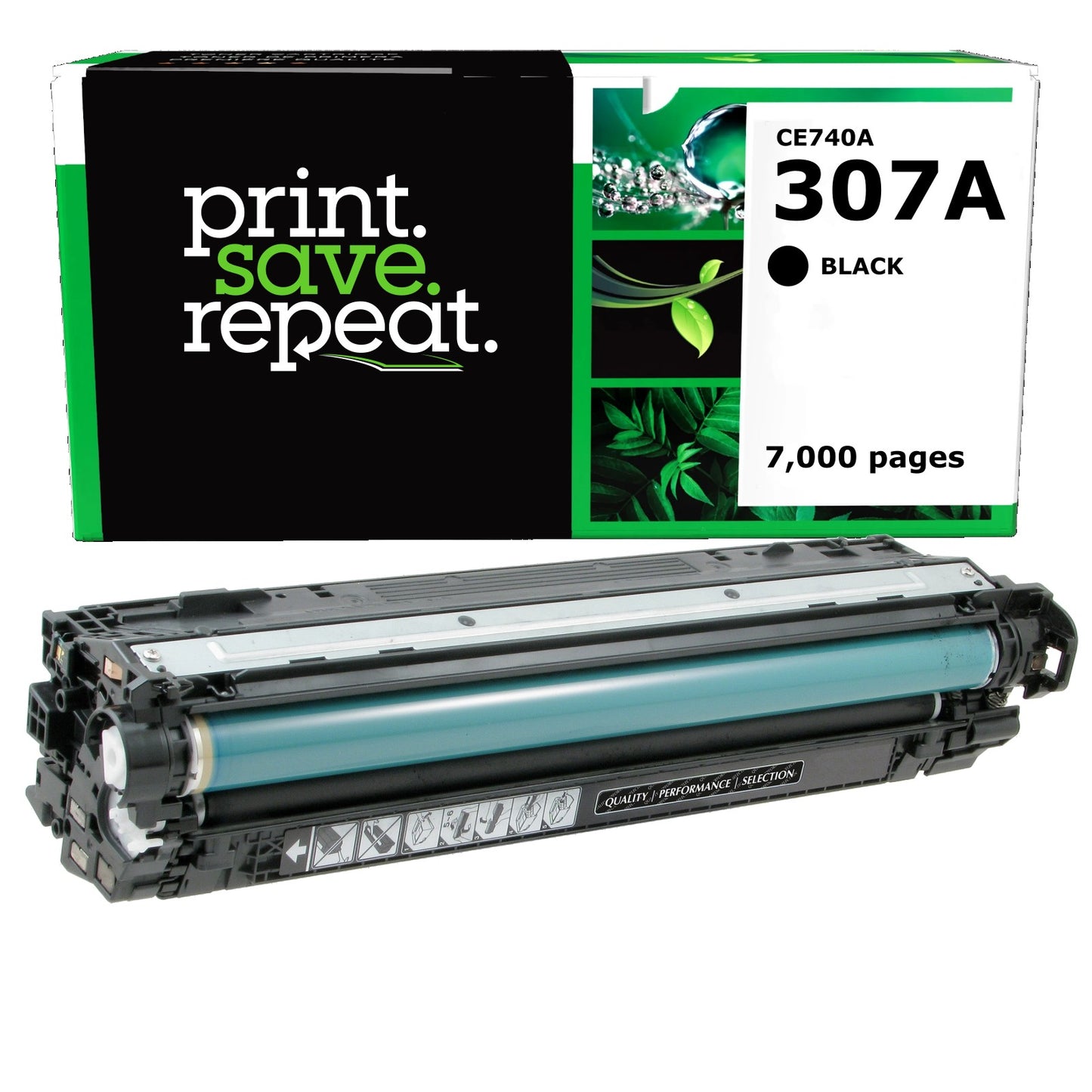 HP 307A Black Remanufactured Toner Cartridge [7,000 Pages]