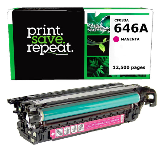 HP 646A Magenta Remanufactured Toner Cartridge [12,500 Pages]