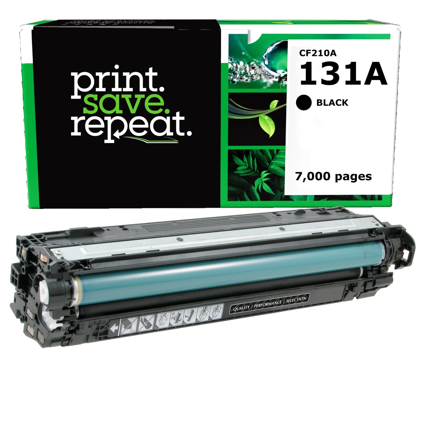 HP 131A Black Remanufactured Toner Cartridge [1,600 Pages]
