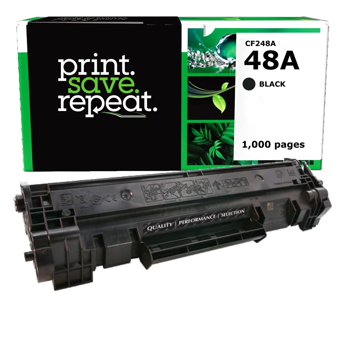 HP 48A Remanufactured Toner Cartridge [1,000 Pages]