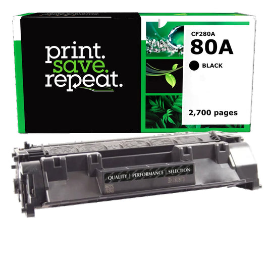 HP 80A Remanufactured Toner Cartridge [2,700 Pages]
