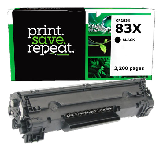 HP 83X High Yield Remanufactured Toner Cartridge [2,200 Pages]