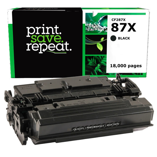 HP 87X High Yield Remanufactured Toner Cartridge [18,000 Pages]