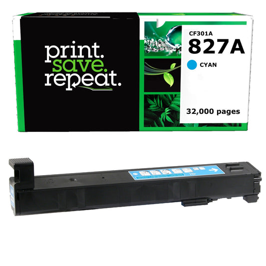 HP 827A Cyan Remanufactured Toner Cartridge [32,000 Pages]