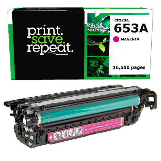 HP 653A Magenta Remanufactured Toner Cartridge [16,500 Pages]