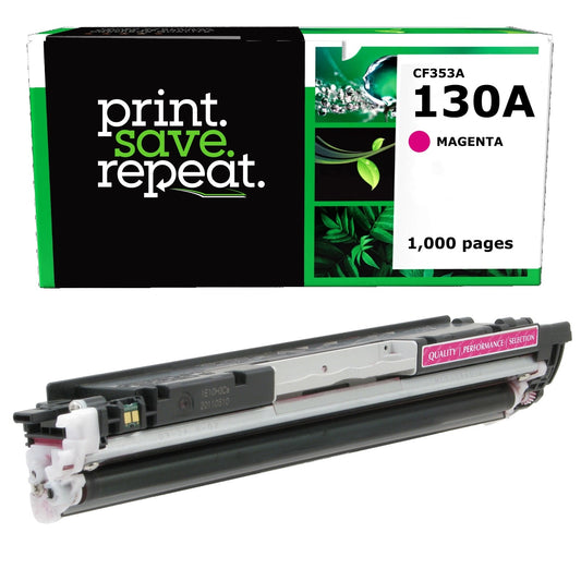 HP 130A Magenta Remanufactured Toner Cartridge [1,000 Pages]