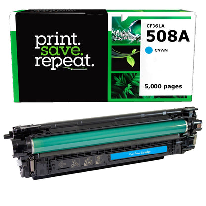 HP 508A Cyan Remanufactured Toner Cartridge [5,000 Pages]