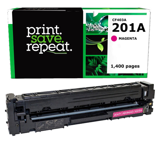 HP 201A Magenta Remanufactured Toner Cartridge [1,400 Pages]