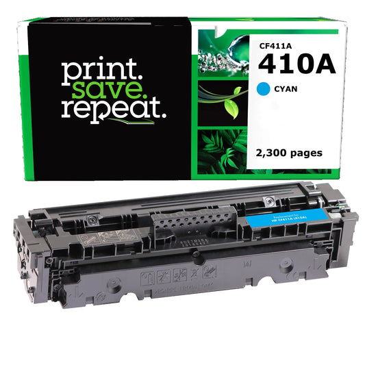 HP 410A Cyan Remanufactured Toner Cartridge [2,300 Pages]