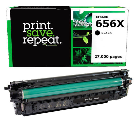 HP 656X Black High Yield Remanufactured Toner Cartridge [27,000 Pages]