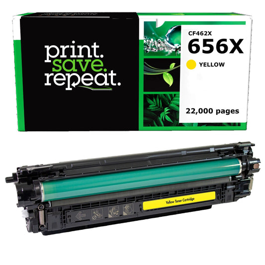 HP 656X Yellow High Yield Remanufactured Toner Cartridge [22,000 Pages]