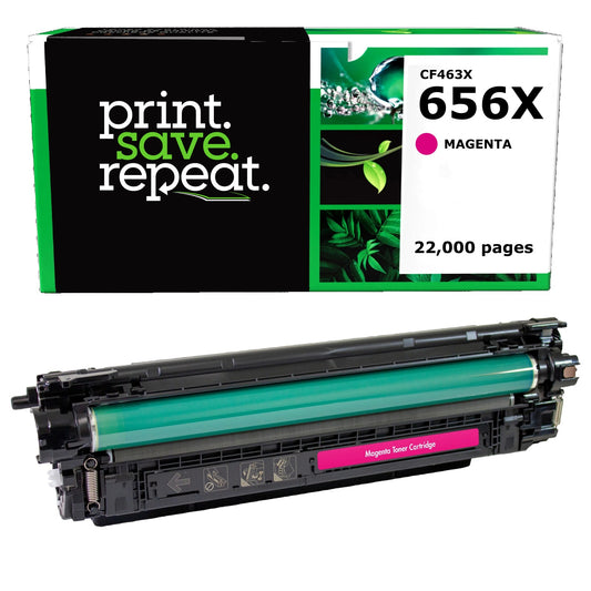 HP 656X Magenta High Yield Remanufactured Toner Cartridge [22,000 Pages]