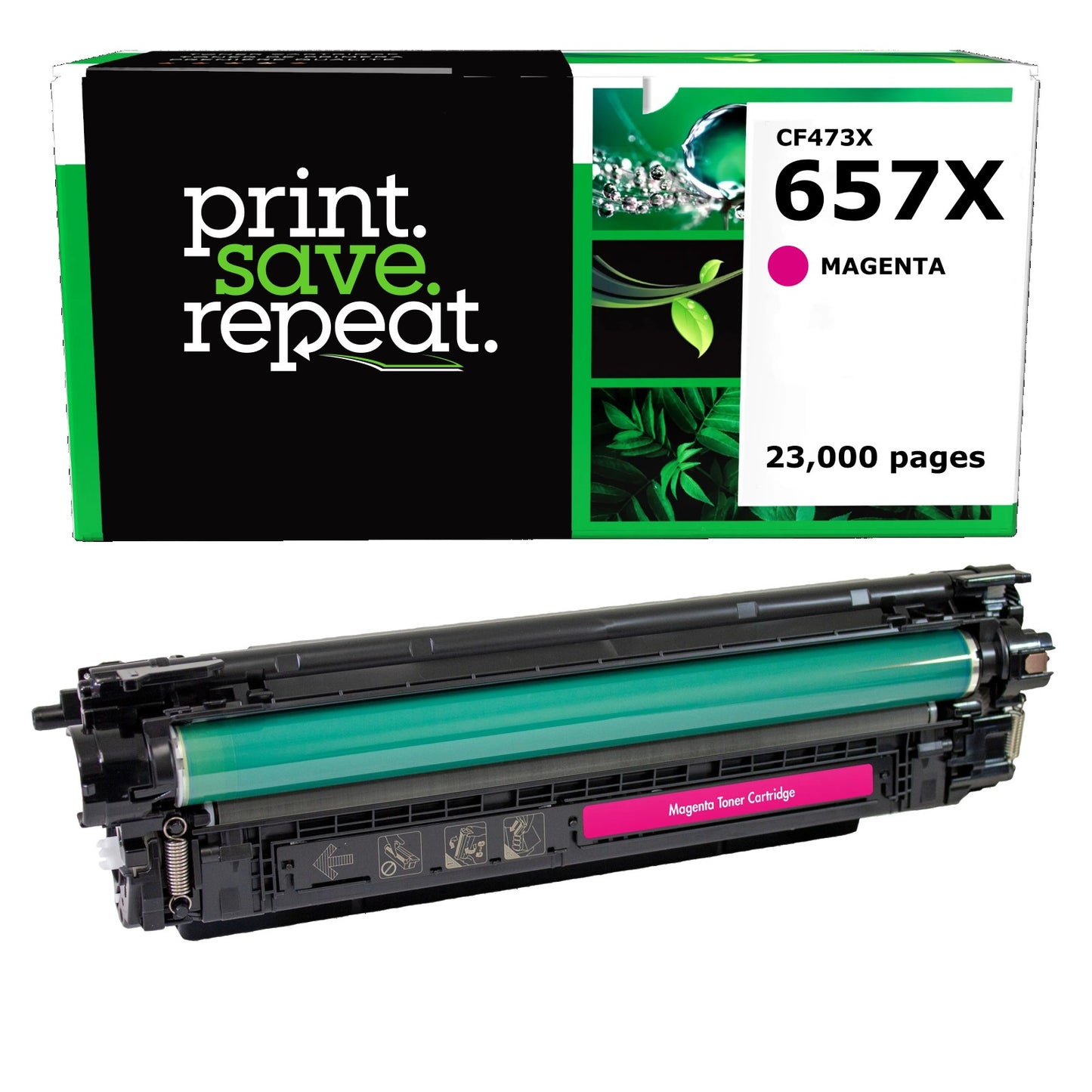 HP 657X Magenta High Yield Remanufactured Toner Cartridge [23,000 Pages]