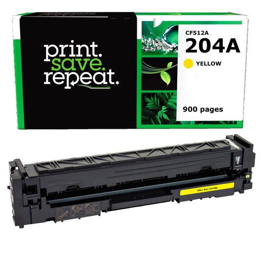 HP 204A Yellow Remanufactured Toner Cartridge [900 Pages]