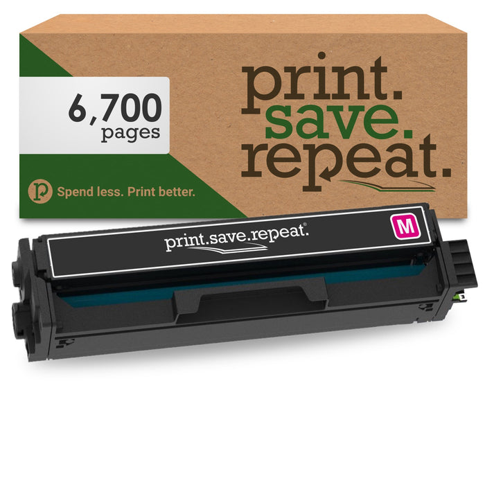 Print.Save.Repeat. Lexmark 20N1XM0 Magenta Extra High Yield Remanufactured Toner Cartridge for CS431, CX431 [6,700 Pages]