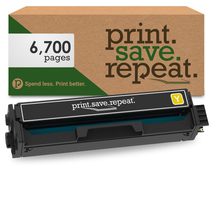 Print.Save.Repeat. Lexmark 20N1XY0 Yellow Extra High Yield Remanufactured Toner Cartridge for CS431, CX431 [6,700 Pages]