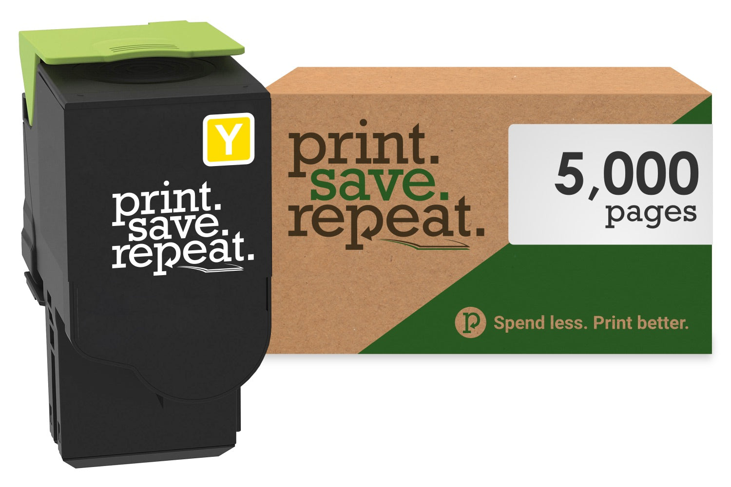 Lexmark 78C1XY0 Yellow Extra High Yield Toner Cartridge for CS421, CS5 ...