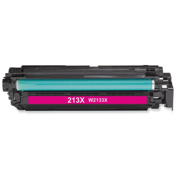 HP 213X (W2133X) Magenta High Yield Compatible Color Toner Cartridge [6,000 Pages]