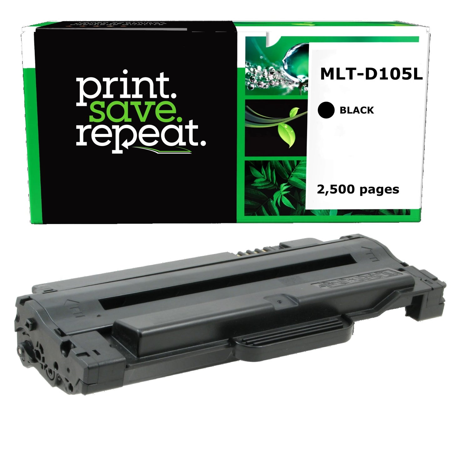 Samsung MLT-D105L, MLT-D105S High Yield Remanufactured Toner Cartridge [2,500 Pages]