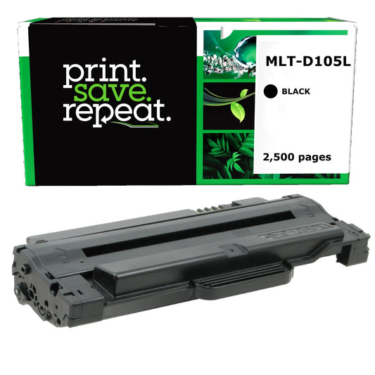 Samsung MLT-D105L, MLT-D105S High Yield Remanufactured Toner Cartridge [2,500 Pages]