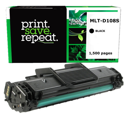 Samsung MLT-D108S Remanufactured Toner Cartridge [1,500 Pages]