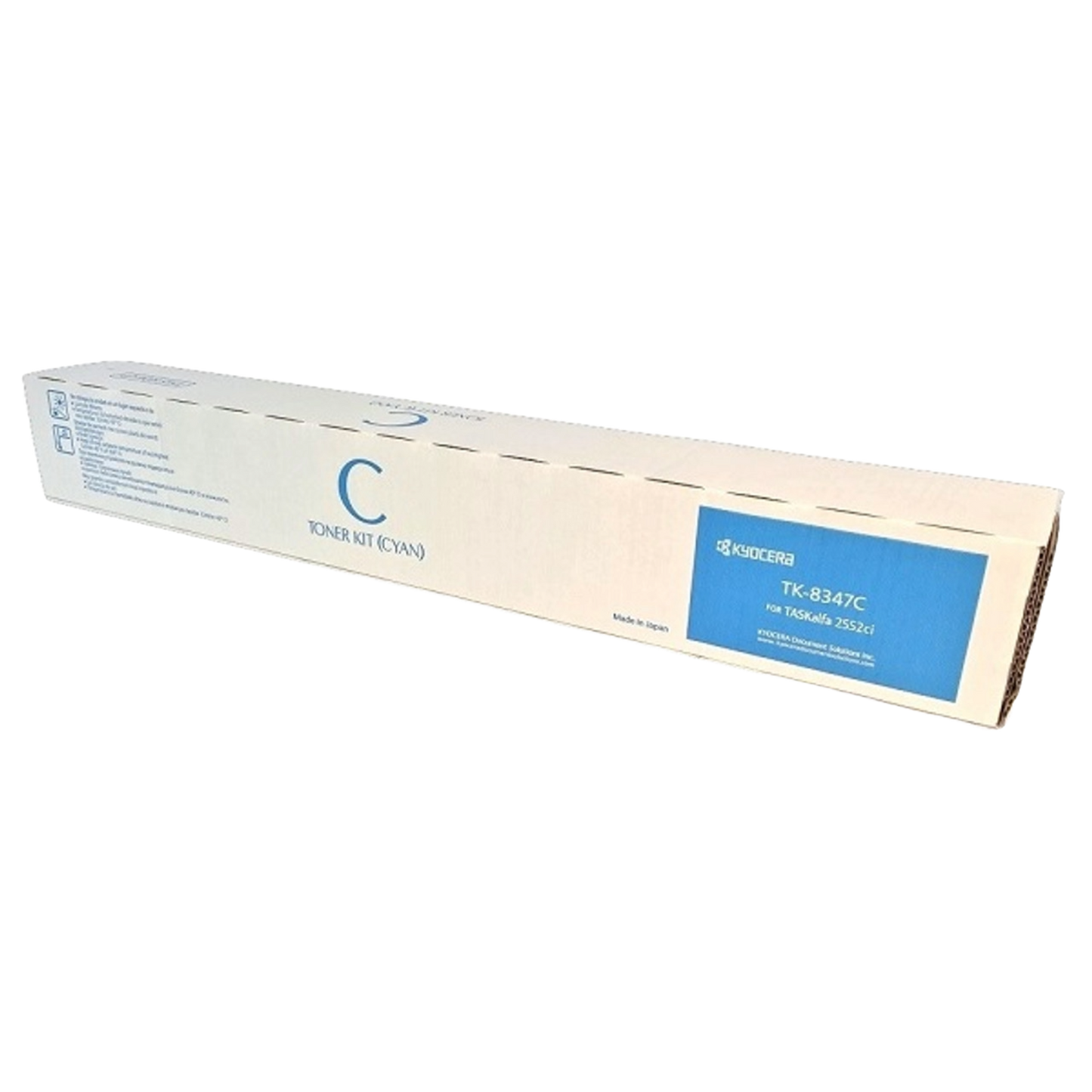 OEM Kyocera Mita TK-8347C Cyan Toner Cartridge for CopyStar CS-2552 [12,000 Pages]