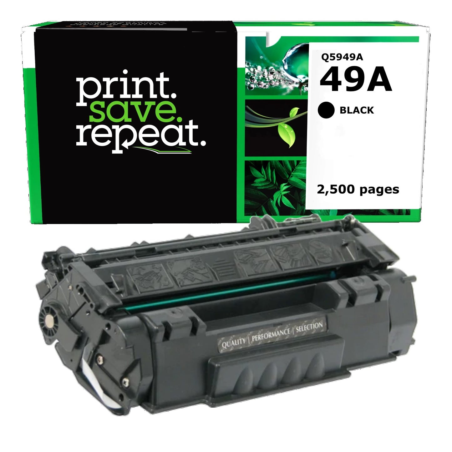 HP 49A Remanufactured Toner Cartridge [2,500 Pages]