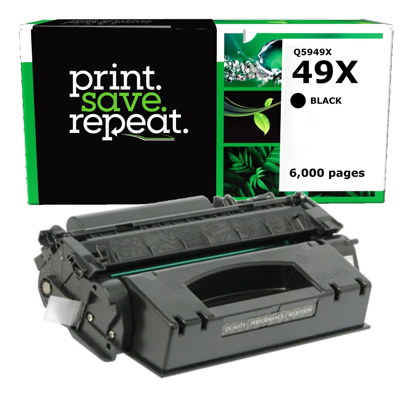 HP 49X High Yield Remanufactured Toner Cartridge [6,000 Pages]