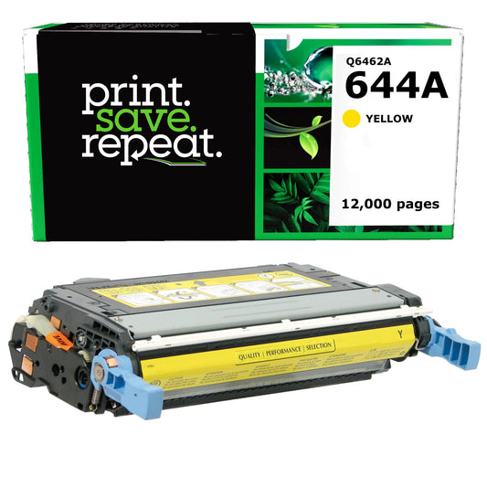 HP 644A Yellow Remanufactured Toner Cartridge [12,000 Pages]