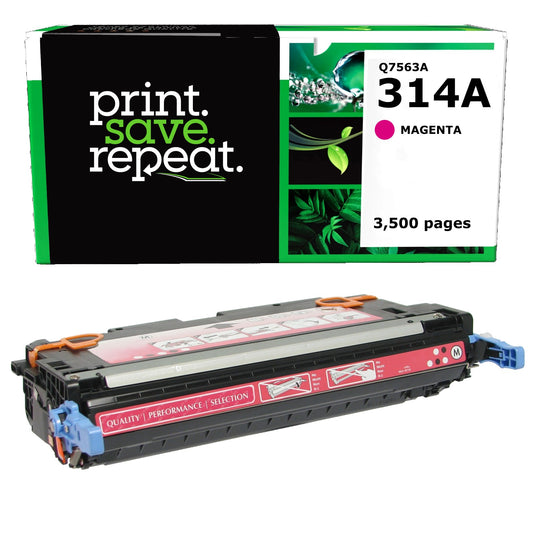HP 314A Magenta Remanufactured Toner Cartridge [3,500 Pages]