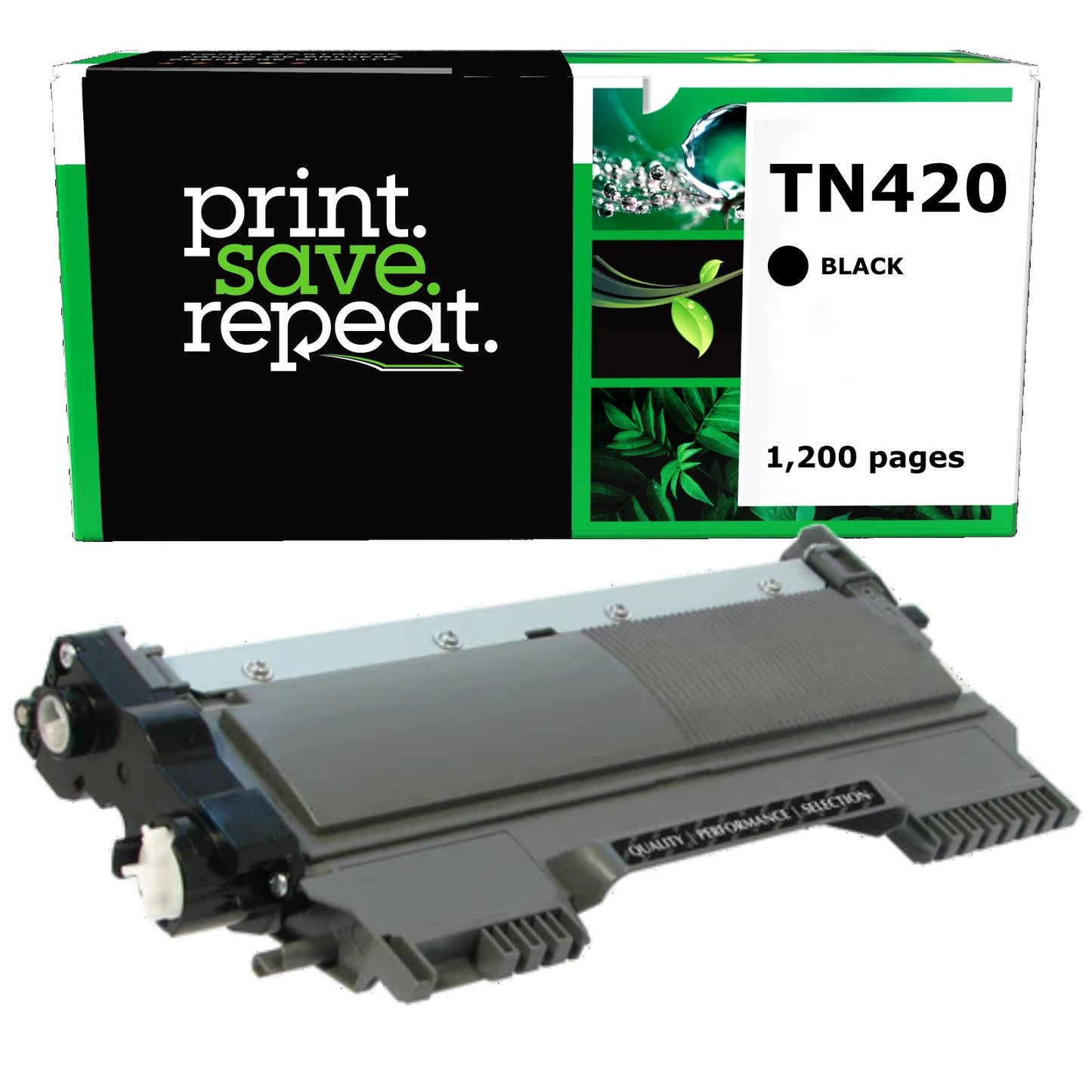 Brother TN-420 Remanufactured Toner Cartridge [1,200 Pages]