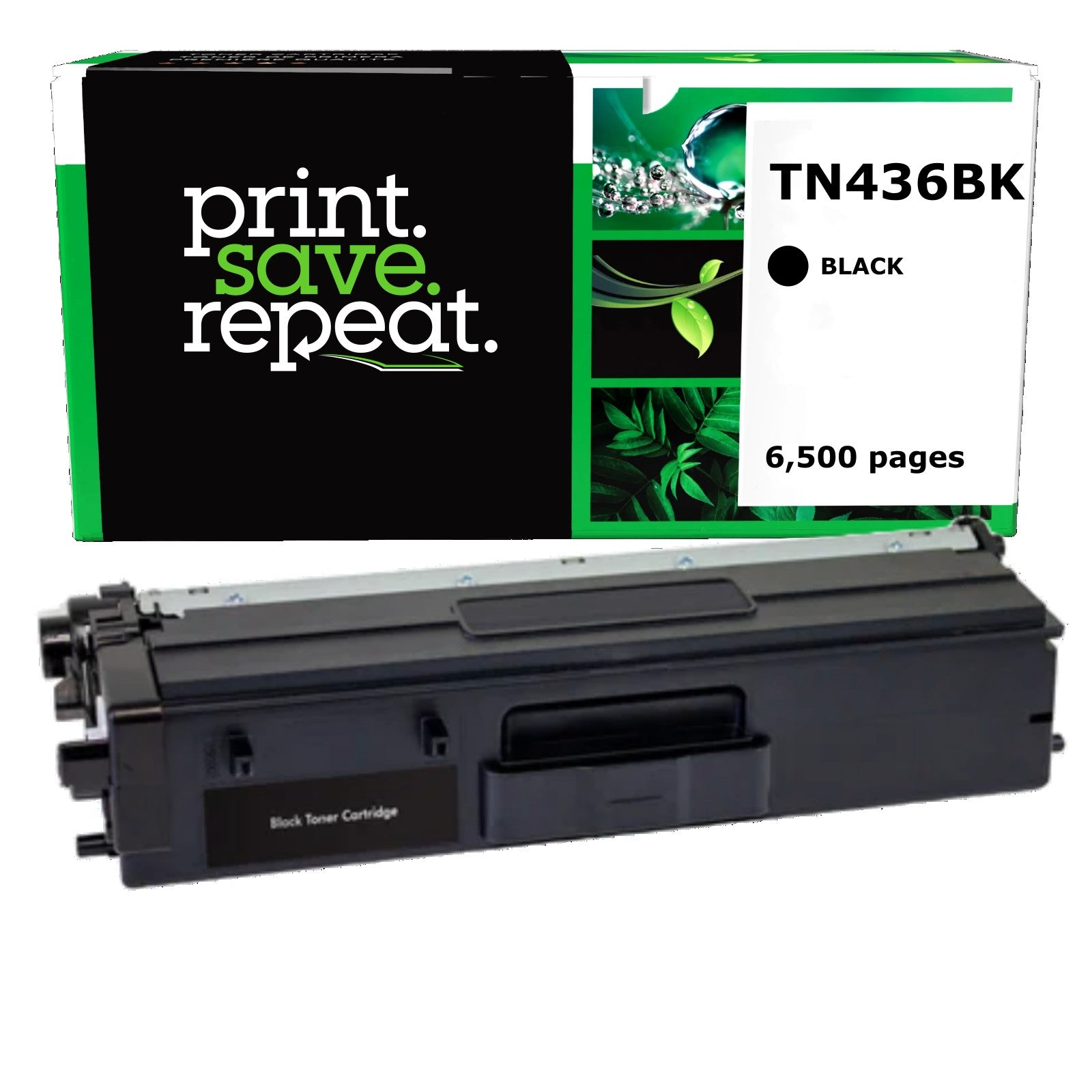 Brother TN-436BK Black Extra High Yield Remanufactured Toner Cartridge ...