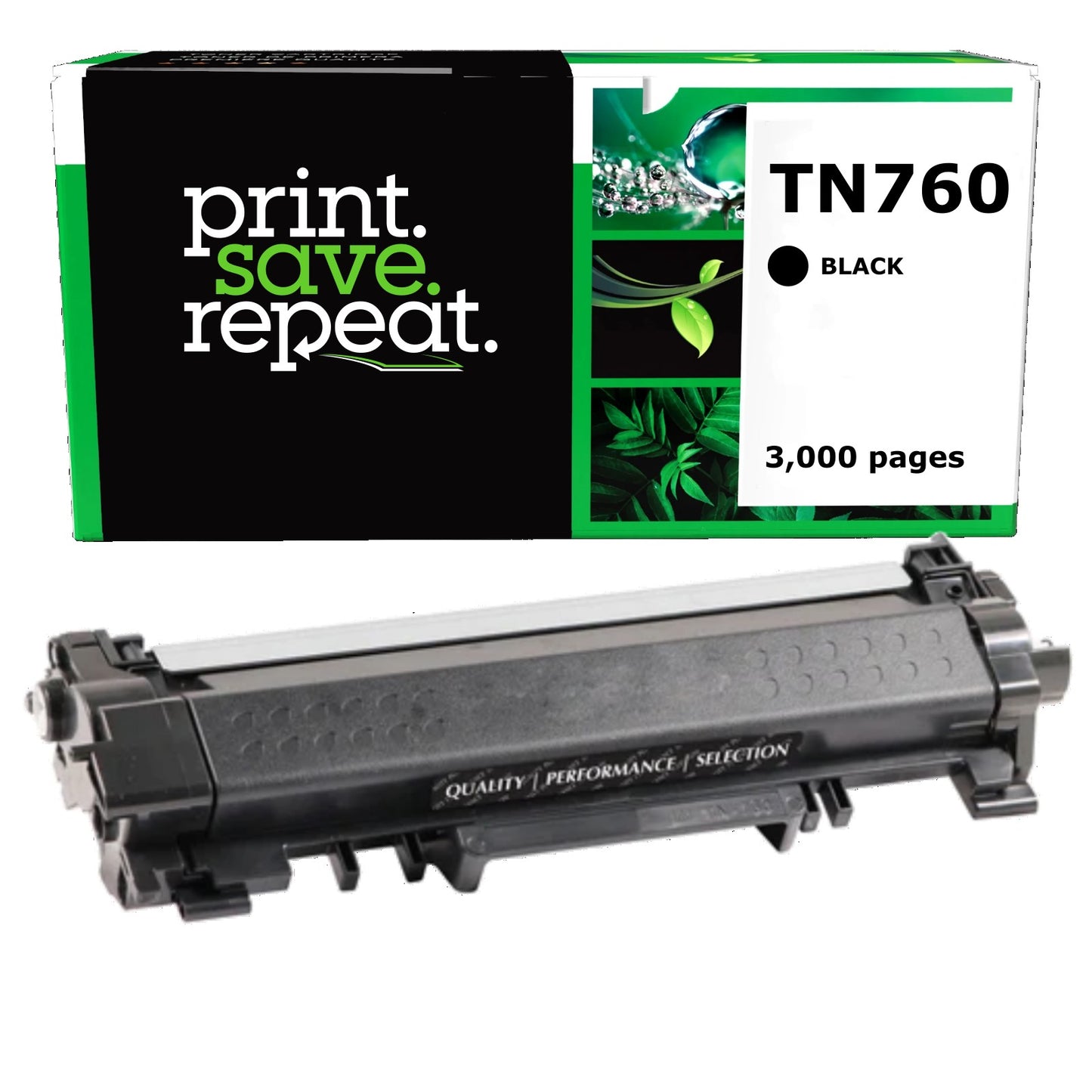 Brother TN-760 High Yield Remanufactured Toner Cartridge [3,000 Pages]