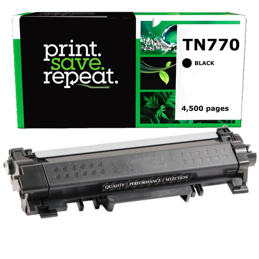 Brother TN-770 Super High Yield Remanufactured Toner Cartridge [4,500 Pages]