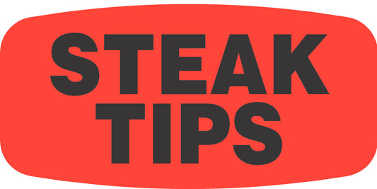 Steak Tips Label | Roll of 1,000