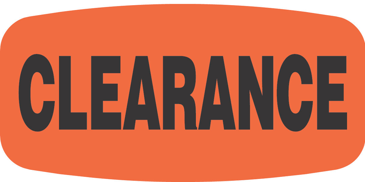 Clearance Label | Roll of 1,000