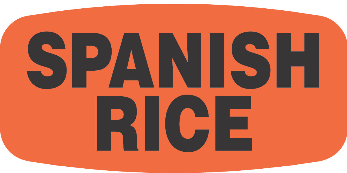 Spanish Rice Label | Roll of 1,000